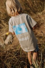 HEAD IN THE CLOUDS SAND T-SHIRT / Tričko s krátkym rukávom