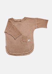 POCKET COLDDYE TEE beige / Detské tričko s vreckom