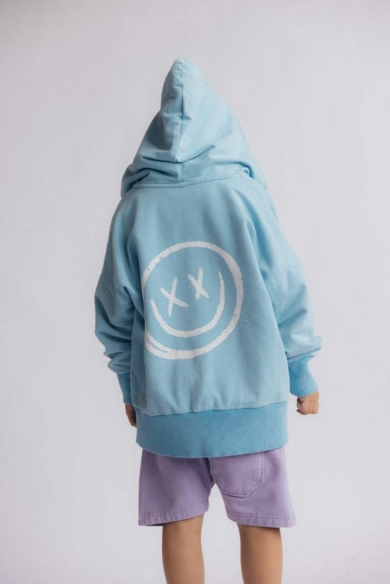 BLUE SKY ZIP HOODIE / Detská mikina na zips - Veľkosť: 146/152