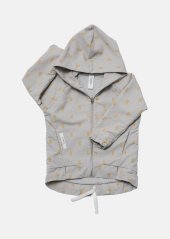 BEIGE BOOSO COAT / Vzorovaná bunda Booso