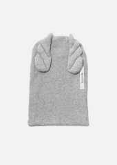 RIBBING BEANIE WINGS GRAY MARL