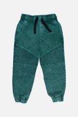 VINTAGE GREEN PANEL PANTS / Detské nohavice