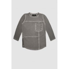 DECONSTRUCTED GREY LONGSLEEVE