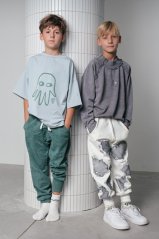 STRIPED VINTAGE PANTS green / Detské nohavice