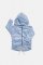 BLUE COAT / Detská predlžená bunda svetlomodrá