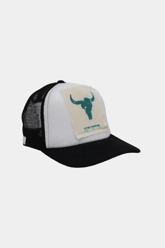 BLACK TRUCKER CAP green bison / Šiltovka so sieťkou