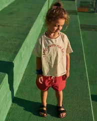 BOOSO JEANS SHORTS red