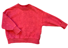 Mikina VINTAGE RED SWEATSHIRT