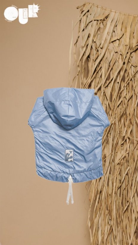 BLUE COAT / Detská predlžená bunda svetlomodrá - Veľkosť Booso: 2/3 roky