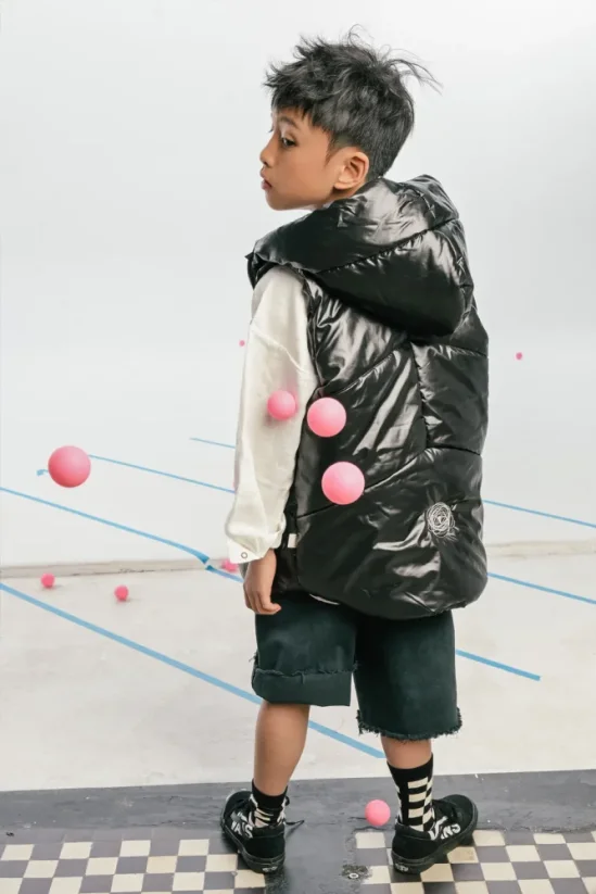 BOOSO BLACK VEST / Detská vesta