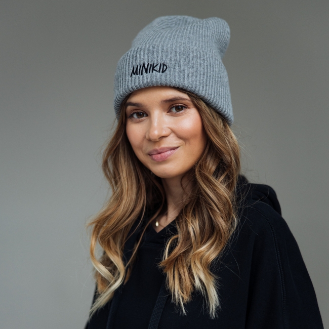 HAT GREY CASHMERE ADULT