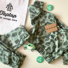 Mikina GREEN LEO PINCHED