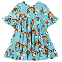 Boho šaty Blue Rainbow