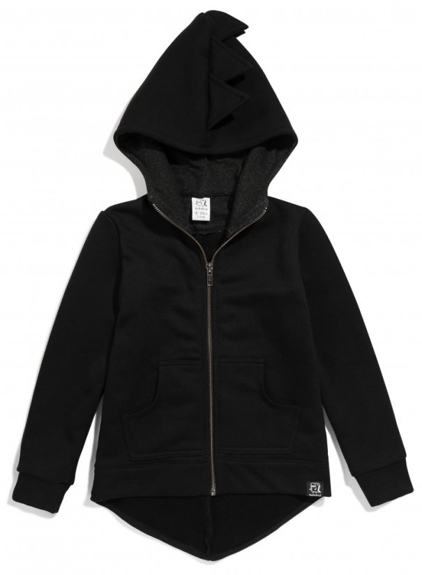 Dino mikina Cotton Black - Veľkosť: 122/128