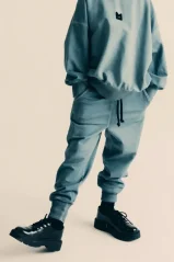 Cold Grey Stripe Pants / Detské nohavice