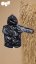 BLACK COAT / Detská predlžená bunda čierna - Veľkosť Booso: 10/11 rokov