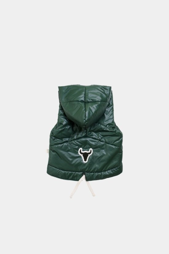 VEST green / Detská vesta - Veľkosť Booso: 6/7 rokov