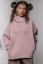 WARM PINK HOODIE light pink / Detská teplá mikina - Veľkosť Booso: 8/9 rokov