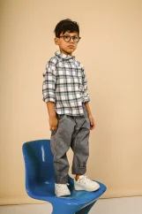 JEANS PANTS deep blue/ Džínsové nohavice s dierami