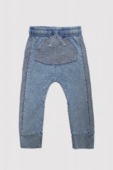 Nohavice RELAXED JOGGERS MARMO BLUE BIKER
