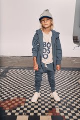 ZIP CLASSIC HOODIE blue / Detská teplá mikina na zips