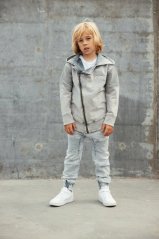 Mikina na zips MARBLE GREY RAMONES