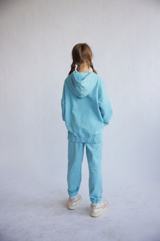 BLUE SKY PANEL HOODIE / Detská mikina - Veľkosť: 110/116