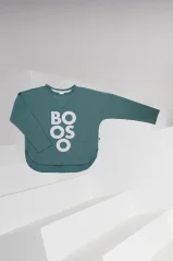 Tričko GREEN BOOSO LONGSLEEVE green/gray