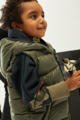 Vesta MINIKID DOWN VEST KHAKI