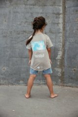 HEAD IN THE CLOUDS SAND T-SHIRT / Tričko s krátkym rukávom