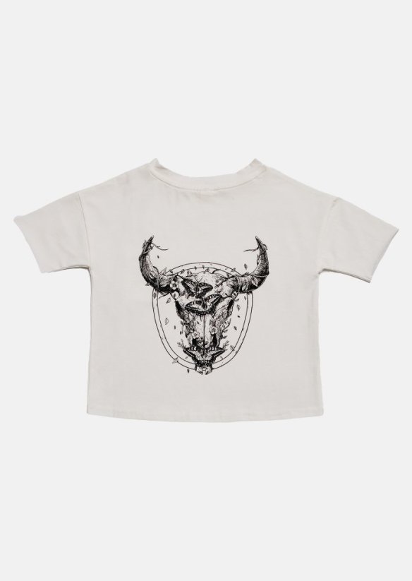 SHORT POCKET TEE / Krátke tričko s vreckom - Veľkosť Booso: 8/9 rokov