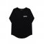 Čierne tričko s dlhým rukávom MINIKID CLASSICS - Veľkosť: 110/116