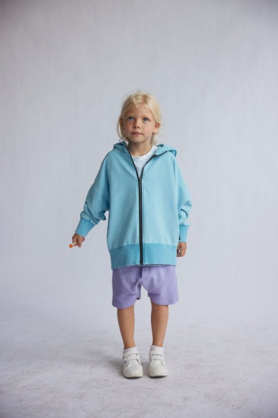 BLUE SKY ZIP HOODIE / Detská mikina na zips - Veľkosť: 146/152