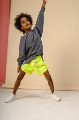 KÚPACIE ŠORTKY SWIM SHORT neon yellow