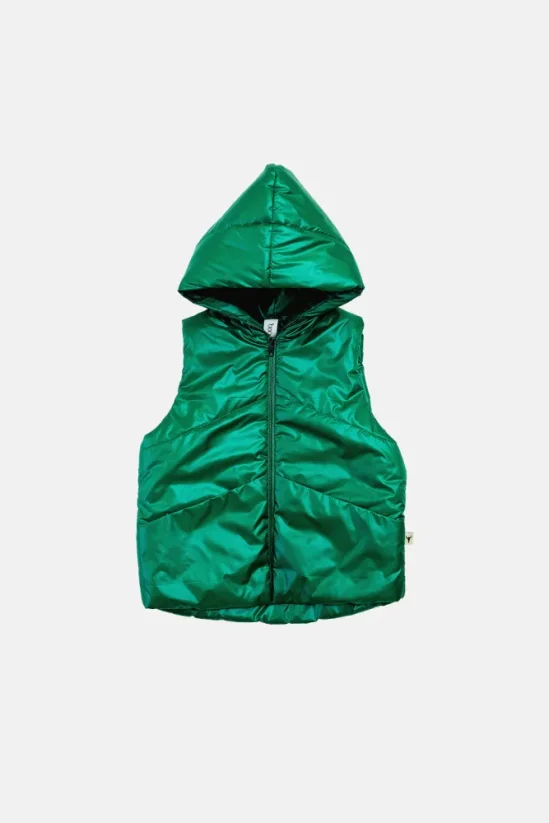 GREEN VEST / Detská vesta - Veľkosť Booso: 10/11 rokov