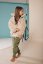 NOHAVICE STRIPED ACID PANTS khaki vintage