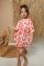 SPLASH FRILL DRESS coral / Dievčenské šaty