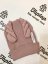 RIBBING BEANIE WINGS DUSTY PINK