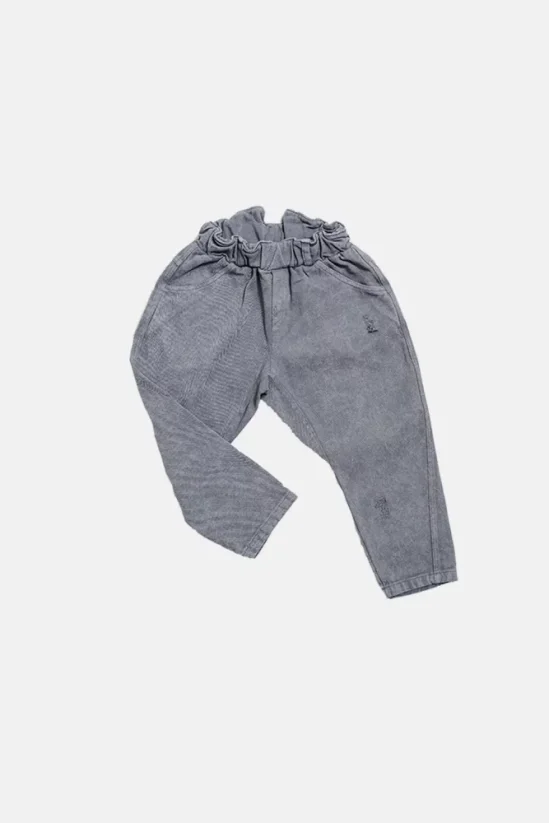 JEANS PANTS deep blue/ Džínsové nohavice s dierami - Veľkosť Booso: 6/7 rokov