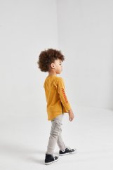 LONGSLEEVE MUSTARD MINIKID LOGO