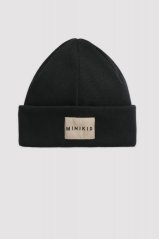 GRAPHITE RIBBED HAT / Vrúbkovaná čiapka grafitová