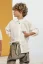 LINEN SHIRT ecru / Detská ľanová košeľa