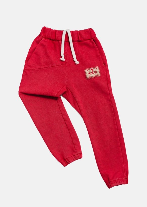 NOHAVICE SHAPE NOMAD PANTS red - Veľkosť Booso: 2/3 roky