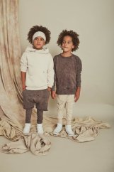 SIMPLE BOOSO HOODIE BEIGE / Detská mikina s kapucňou