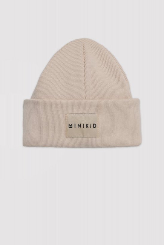 CREAM RIBBED HAT / Vrúbkovaná čiapka krémová