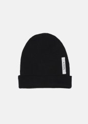 RIBBING BEANIE BLACK