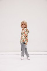 Mikina Oversized Flowers Hoodie