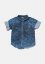 JEANS SHIRT blue / Džínsová košeľa  s krátkym rukávom